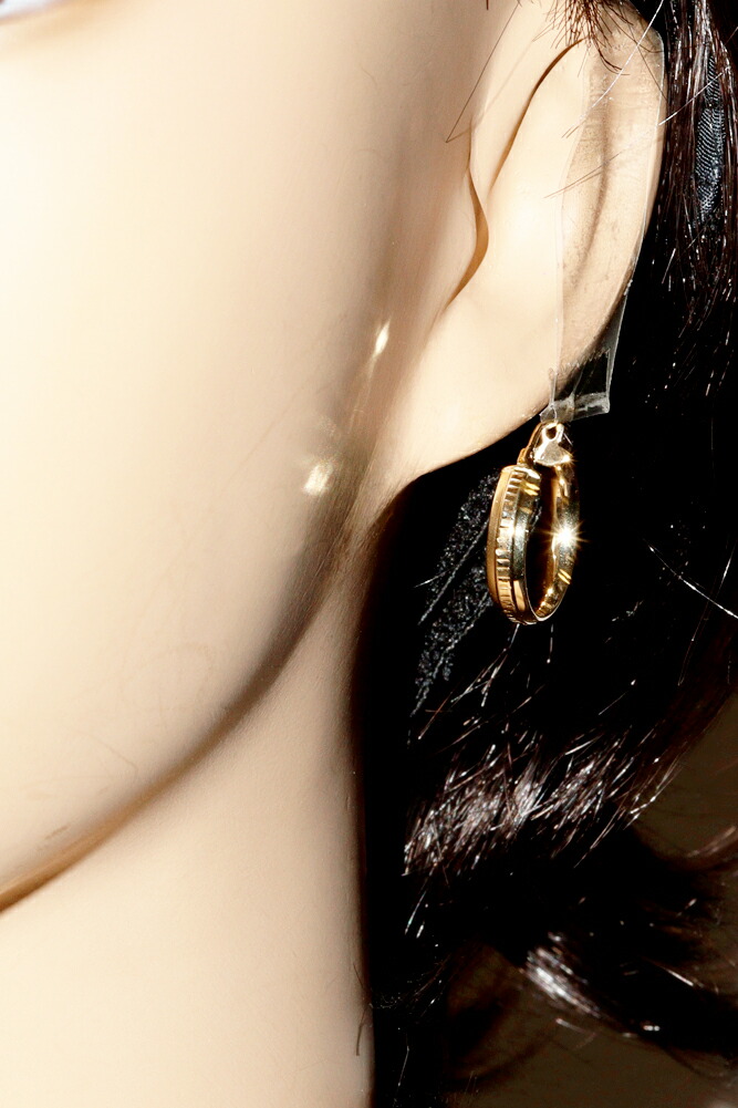 楽天市場】ピアス K18YG フープピアス : たかみ質店楽天市場店