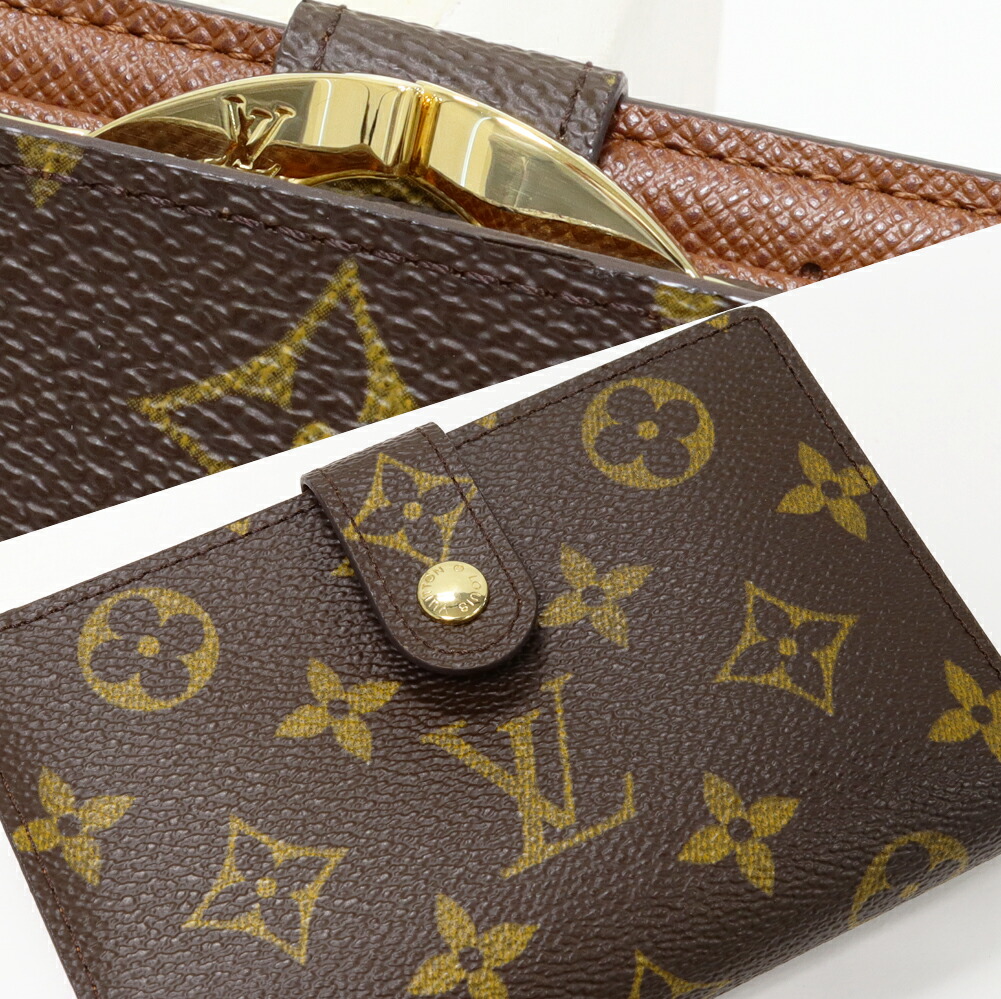 楽天市場】ルイヴィトン 二つ折りがま口財布(小銭入れあり) モノグラム