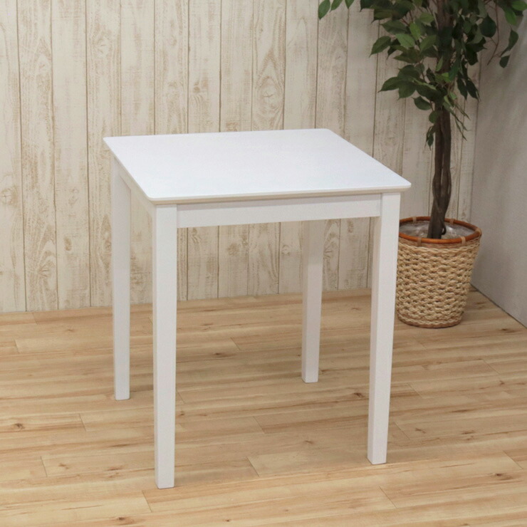 楽天市場】ホワイト色 幅60cm ダイニングテーブル 木製 pt60-360wh