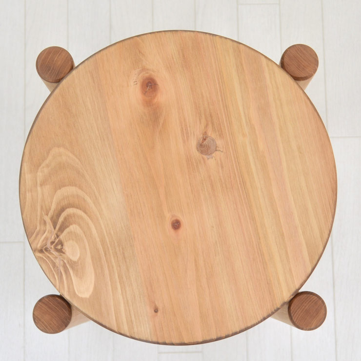 Tatsuya 国産ひのき 丸椅子 2脚 Tatsuya 国産ひのき 丸椅子 2脚 楽天