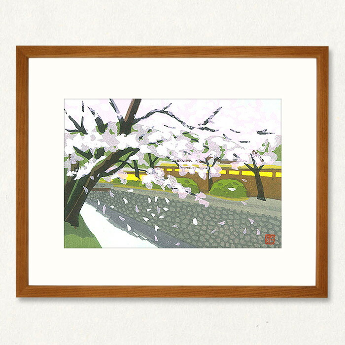 楽天市場】井堂雅夫木版画”桜” 10P01Oct16 : 絵と額縁 京都・巧
