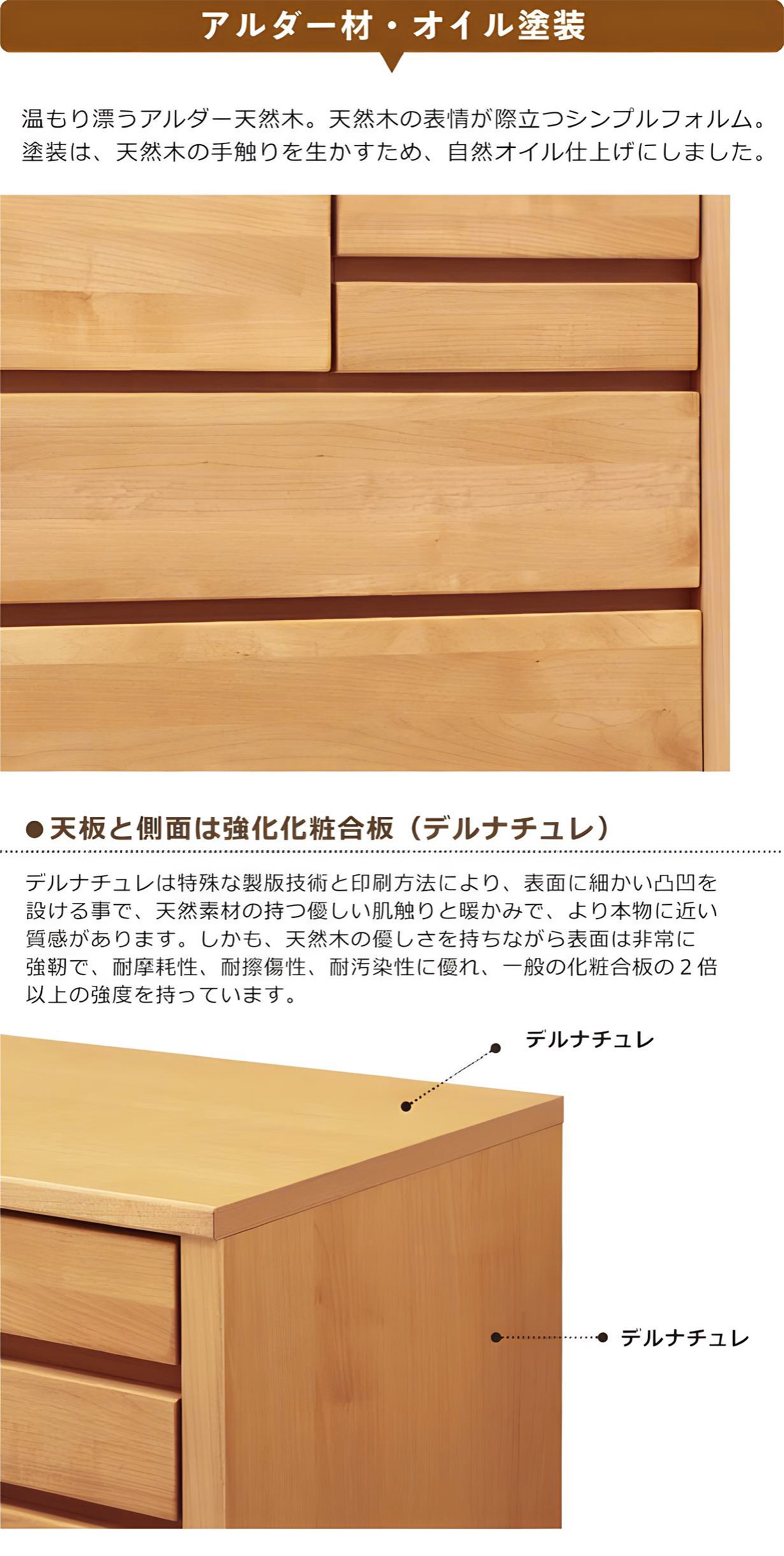 楽天市場】チェスト タンス たんす 木製 おしゃれ 衣装ケース 洋服