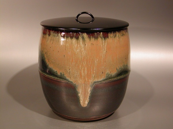 アンティーク品 茶道具 水指 高取喜恵作 アンティーク品 茶道具 水指