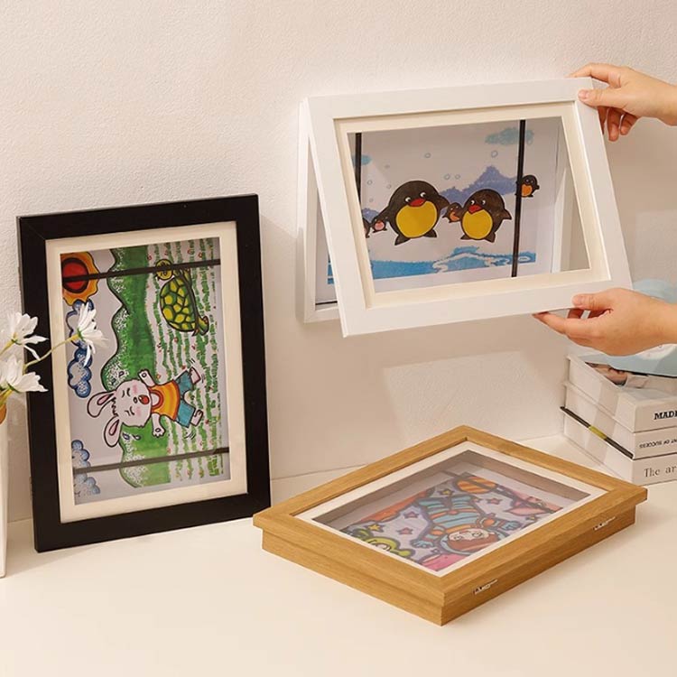 楽天市場】A4まで対応 子供の絵 アートフレーム フレーム 子供の絵を