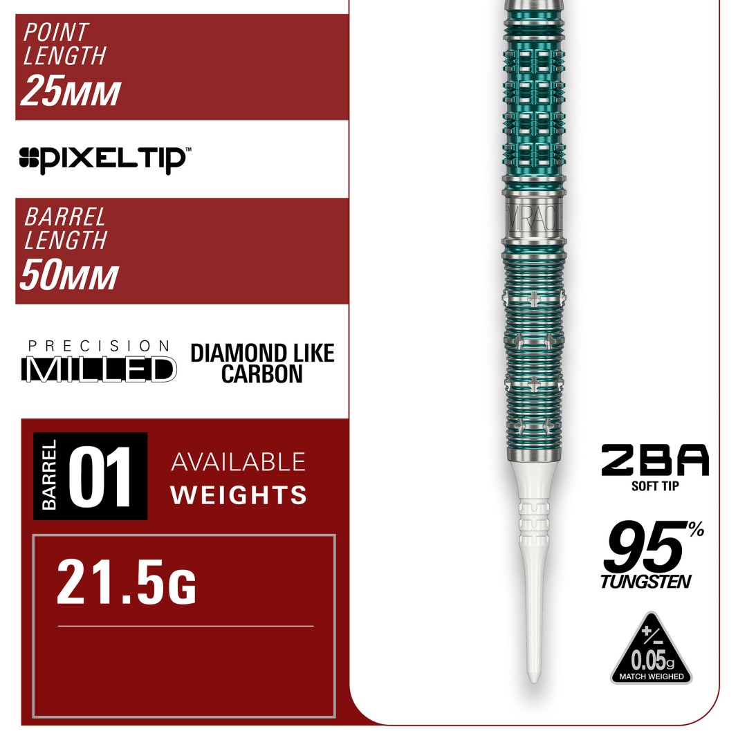 楽天市場】TARGET THE MIRACLE G7 95% 21.5G 2BA SOFT TIP 鈴木 未来