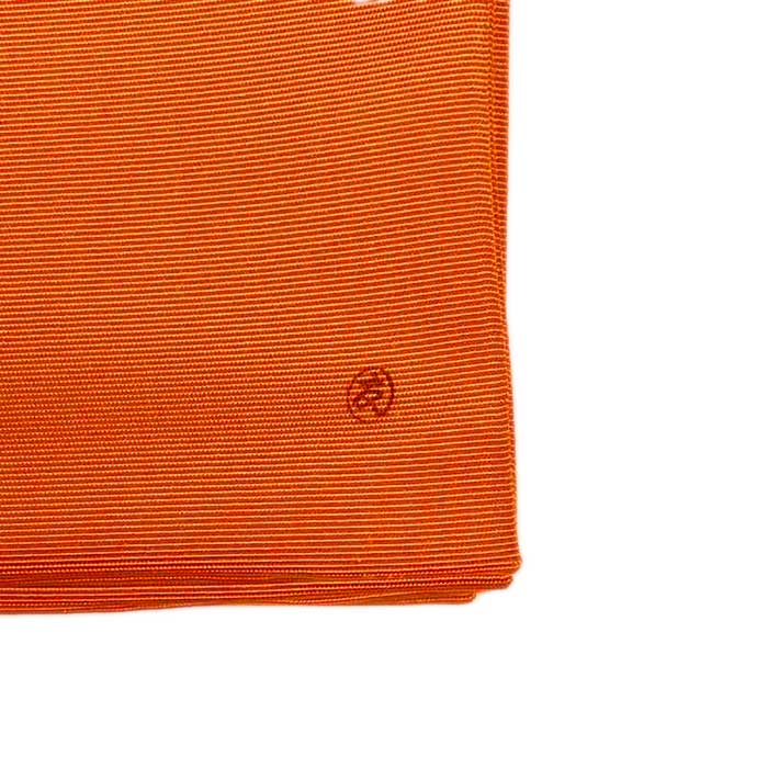 ③土田友湖作 茶道用帛紗 朱色 茶道具 帛紗 土田友湖 作 朱 | 無地帛紗