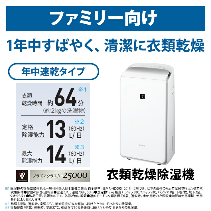 楽天市場】【特価セール】 ハイブリッド方式 衣類乾燥除湿機 年中速乾