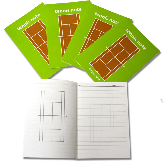 楽天市場】テニスノート tennis note(1冊)グリーン[作戦ノート][M便 1