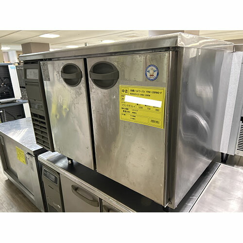 福島工業 冷蔵コールドテーブル YRW-120RM2 2018年製 福島工業 冷蔵