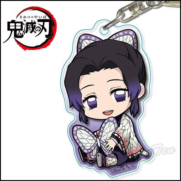 楽天市場】鬼滅の刃 ぎゅぎゅっとアクリルキーホルダー 胡蝶 しのぶ