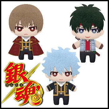 銀魂 もちもちマスコット ぬいぐるみ 銀時 土方 沖田 202407202350