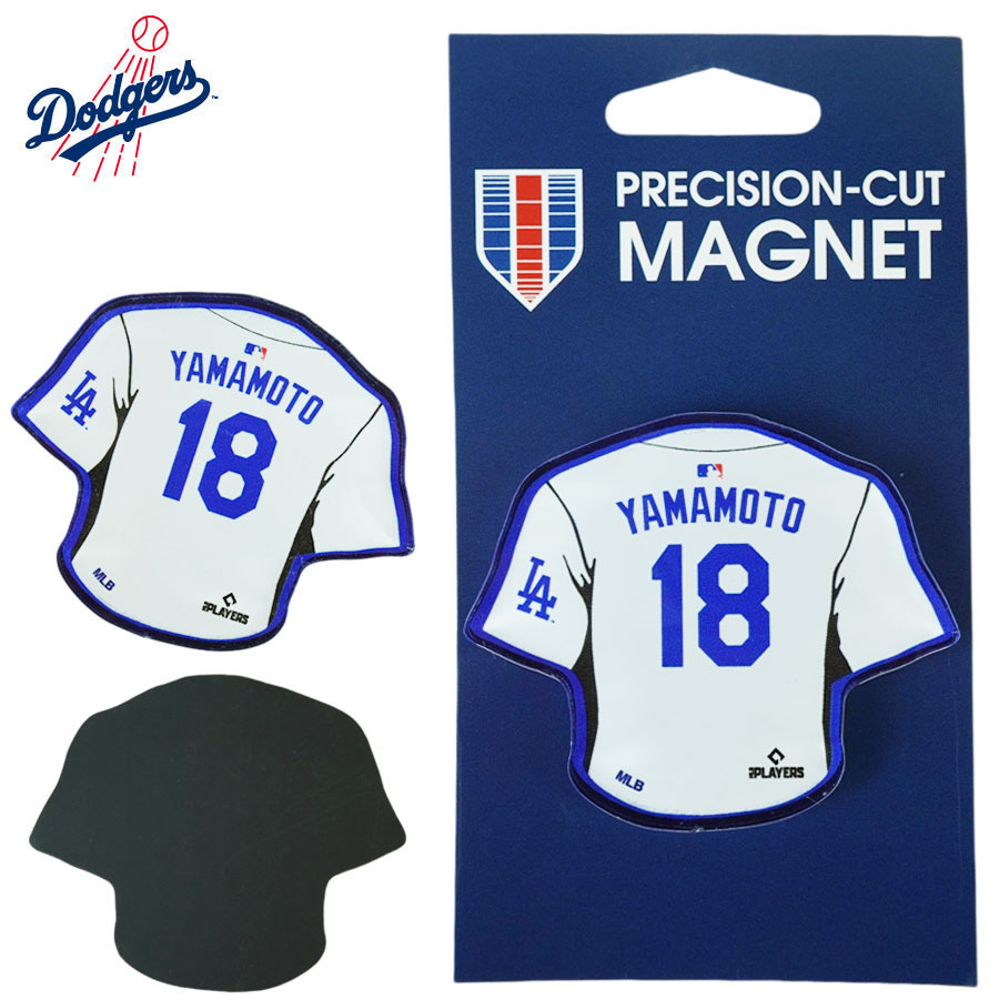 楽天市場】山本由伸 マグネット 公式 ドジャース グッズ定形外郵便対応