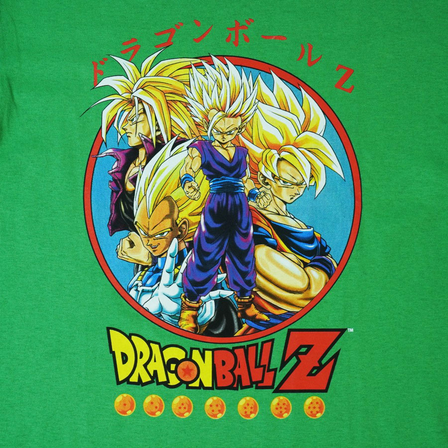 ドラゴンボール バーダック 悟空 USA カタカナ ロゴ 半袖 tシャツ青
