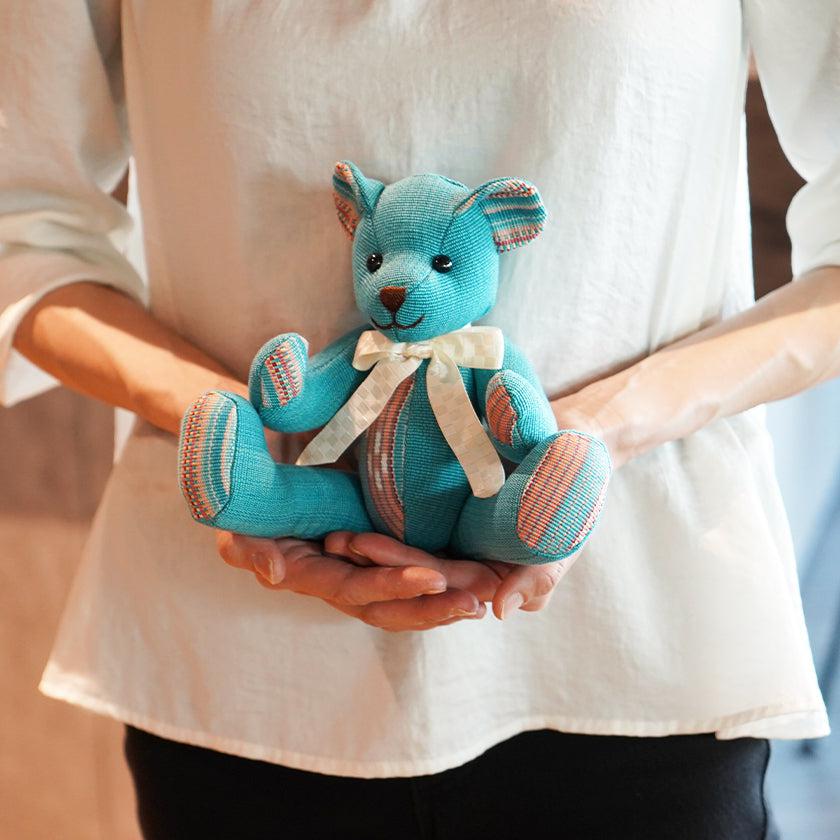 楽天市場】【テディベア】 かなさ (青) | 八重山みんさー織り |あざみ