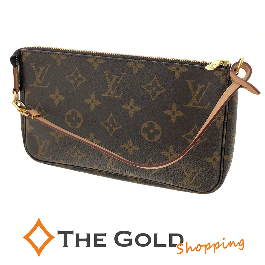 美品】ルイヴィトン アクセソワール モノグラム ポーチ M51980 楽天