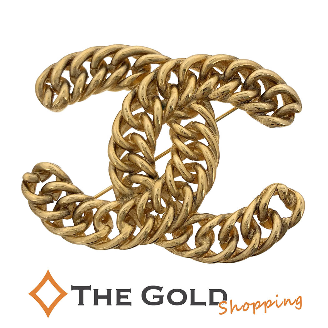 CHANEL シャネル ココマーク 31 アウトレット プレート ブローチ