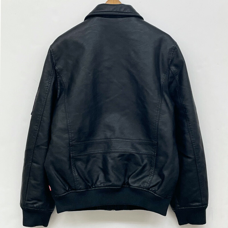 楽天市場】Levi's リーバイス メンズ MA-1スタイル レザージャケット