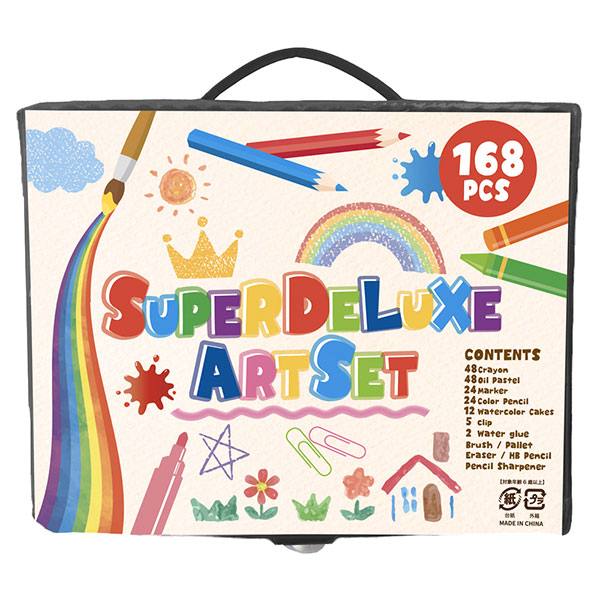 楽天市場】スーパーデラックスアートセット168P{ 文具 ギフト 誕生日