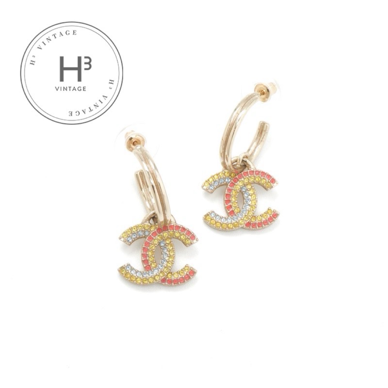 楽天市場】chanel ピアス マルチカラーの通販