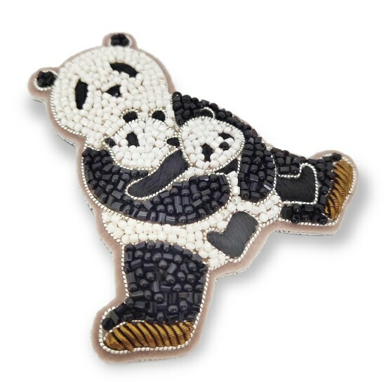 楽天市場】チリア 田川啓二 親子パンダのブローチ たがわけいじ ビーズ