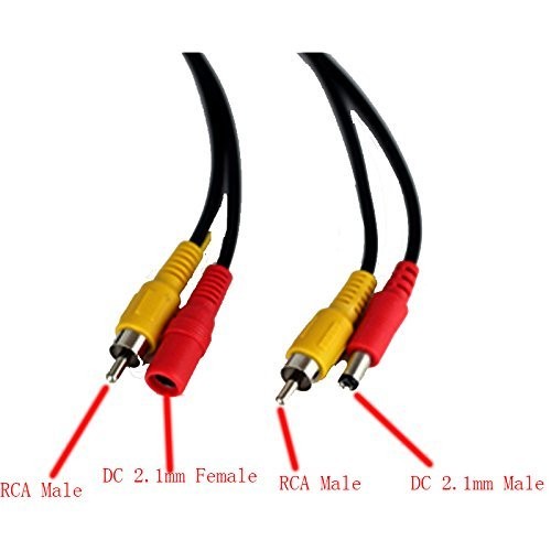 楽天市場】RCA ケーブル 5m ピン 電源付き RCAオス×2 映像 端子 電源