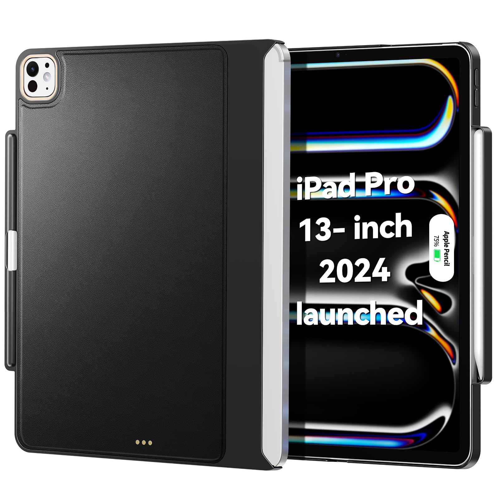 新品】13インチ iPad Pro用スマートフォリオ・ブラック① Amazon.co.jp