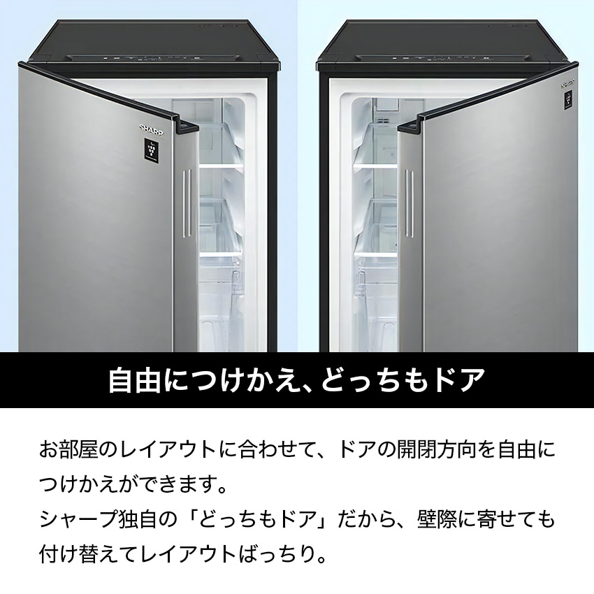 楽天市場】冷蔵庫 シャープ 一人暮らし 72L 小型 1ドア FJ-HM7K-H