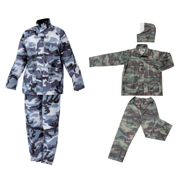 楽天市場】迷彩柄レインウェア ハリケーン ビッグサイズ 5L