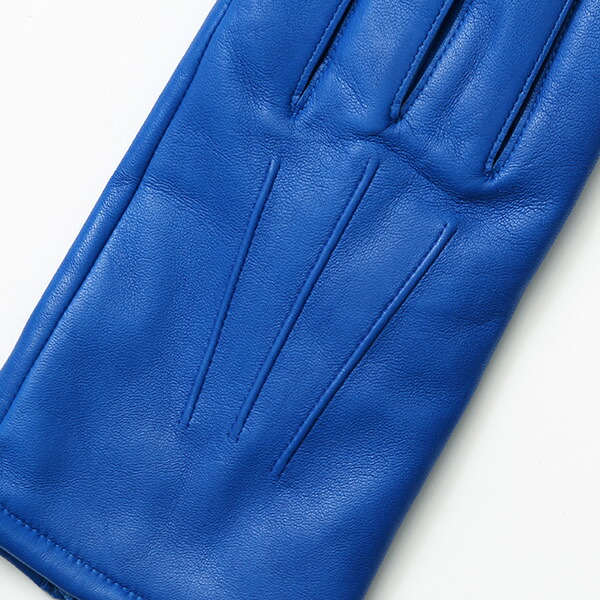 楽天市場】手袋 メンズ カシミヤ裏地 イタリア製仔羊革 国産 ブルー