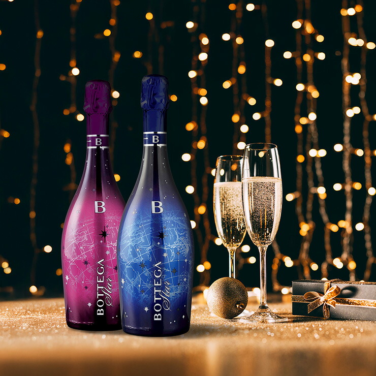 楽天市場】光るワイン! ボッテガ ブルースター + ピンクスター 750ml 2