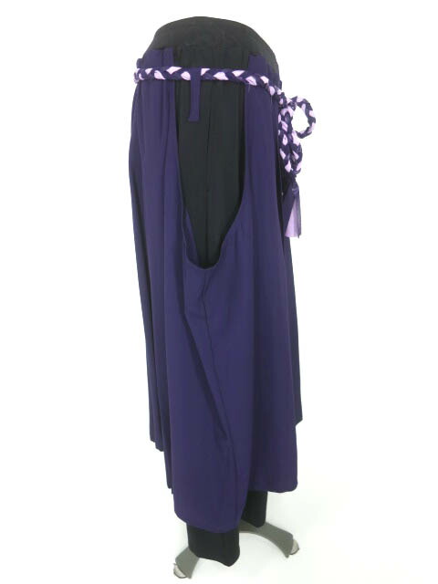 Qutie Frash 8分丈袴パンツ 紫 キューティーフラッシュ 紫色の袴パンツ