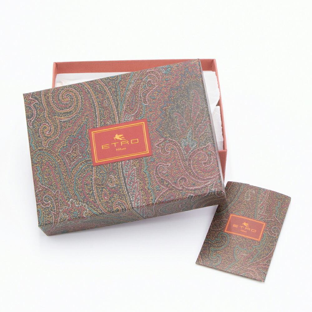楽天市場】エトロ ETRO カードケース フラグメントケース ペイズリー