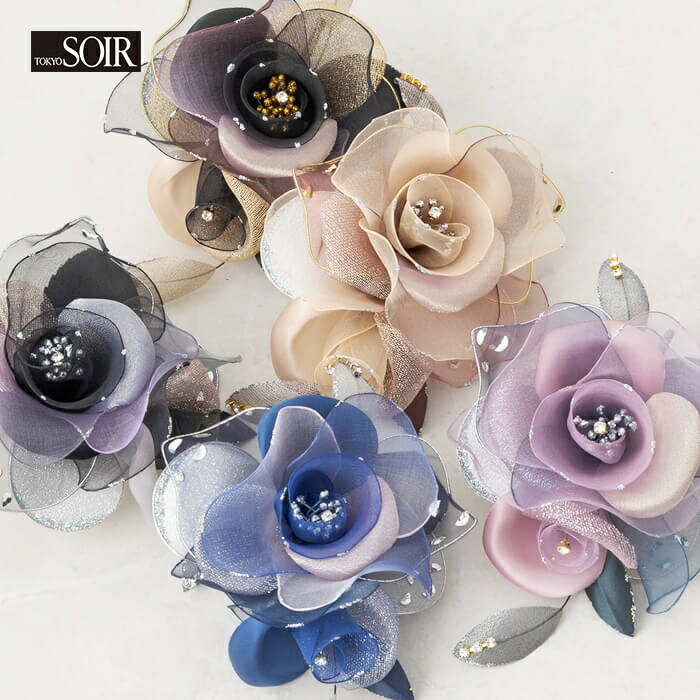 楽天市場】コサージュ カラーフォーマル ブローチ 東京ソワール お花