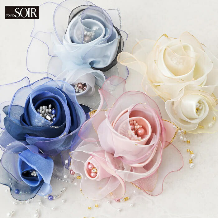 楽天市場】コサージュ 東京ソワール カラーフォーマル ブローチ お花