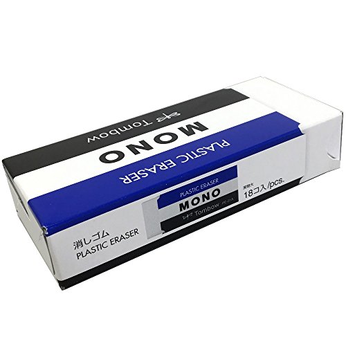 楽天市場】トンボ鉛筆 長方形 消しゴム MONO モノボックス 18個入 JHA