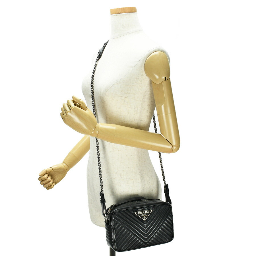 楽天市場】プラダ PRADA チェーン ショルダーバッグ キルティング V