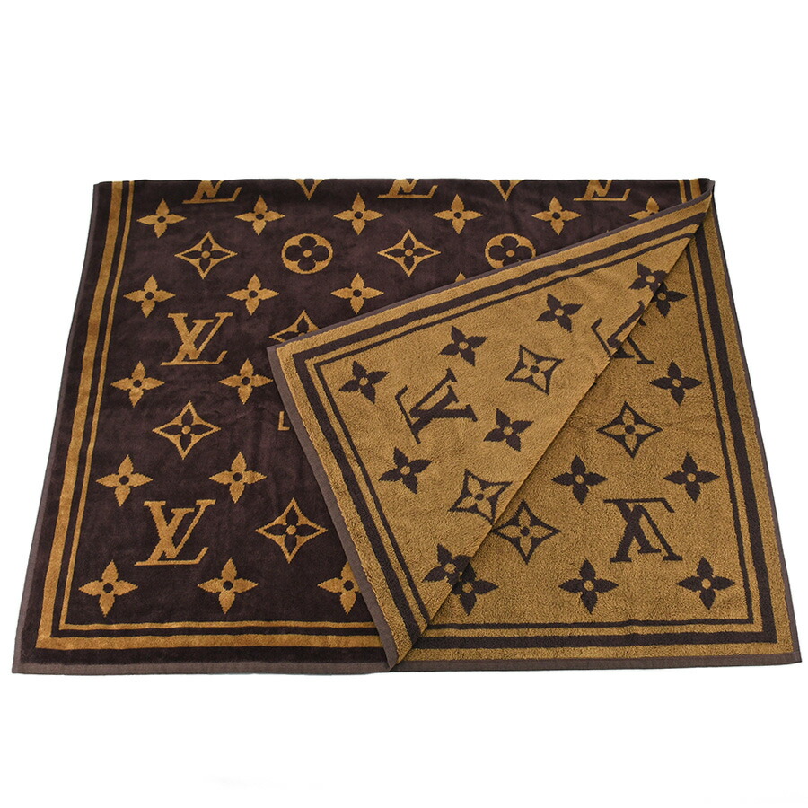 楽天市場】ルイヴィトン LOUIS VUITTON ビーチタオル ドラ ドゥ バン
