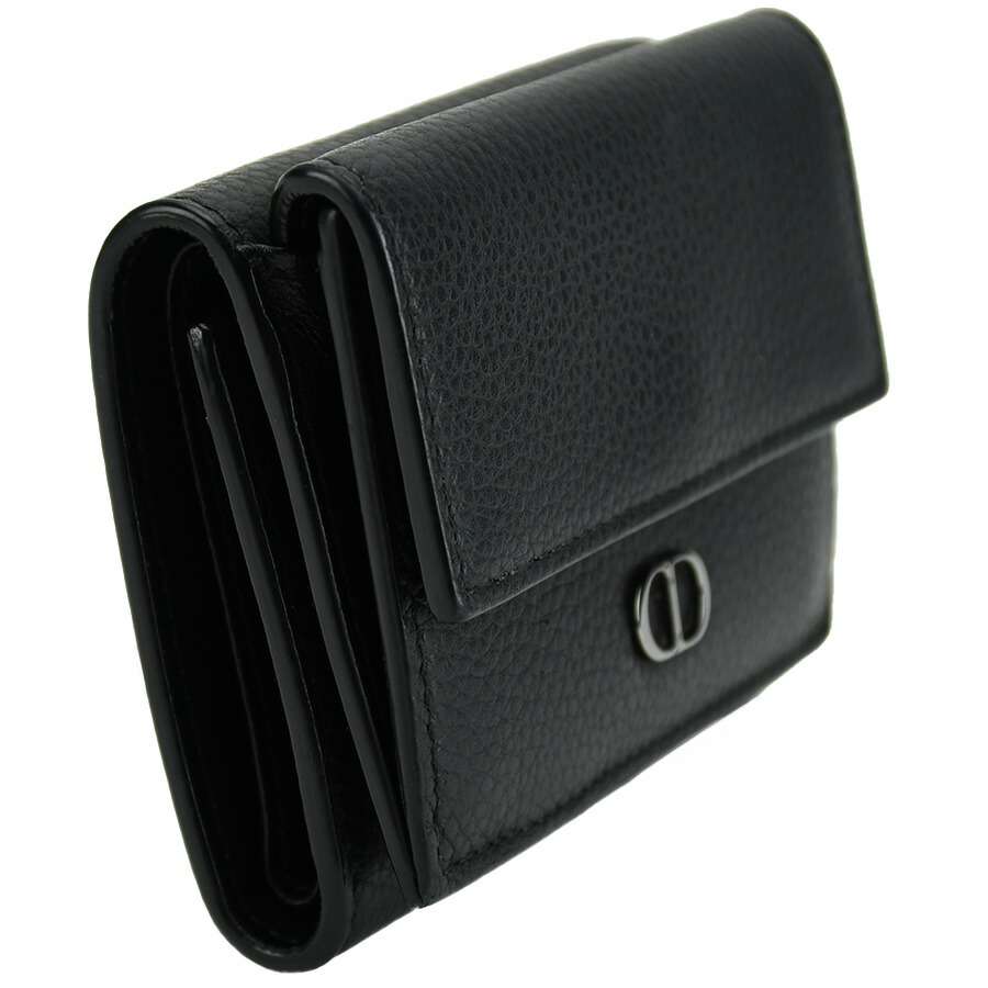 DIOR 三つ折り財布 ブラック ディオール｜「ディオール グラビティ