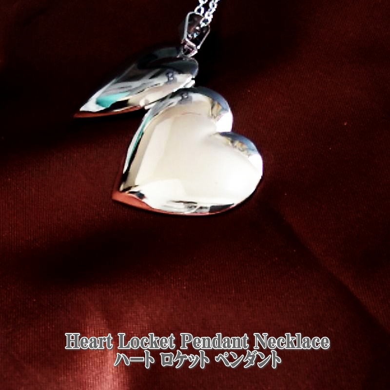 楽天市場】ステンレス ハート ロケットペンダント トップ:29x29x7mm