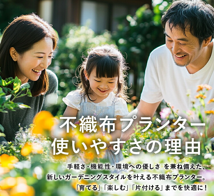 楽天市場】不織布プランター 10ガロン 5個入り 13号 36L 黒 プランター