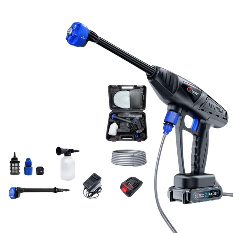 高圧洗浄機 コードレス 6in1 多機能 マルチノズル 軽量 ケース付き