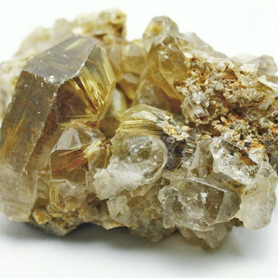 楽天市場】ルチルクォーツ クラスター タイチンルチル 原石 ルチレイ