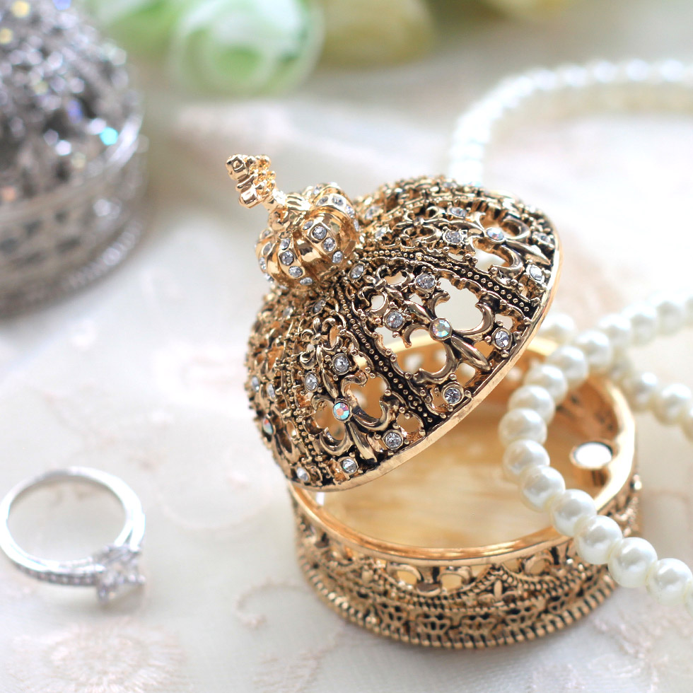 楽天市場】【正規品】 ジュエリーボックス ミニチュアクラウン