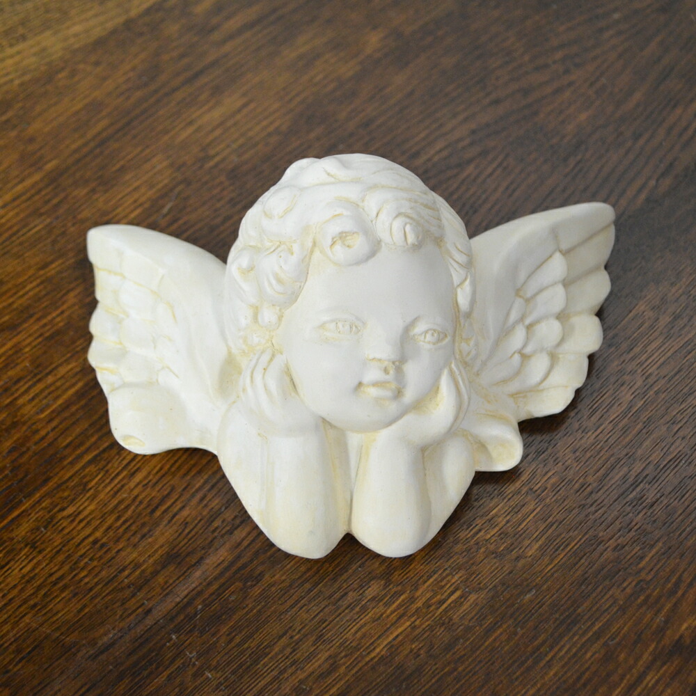 フランスアンティークレリーフピアスプレート天使エンジェル飾り皿