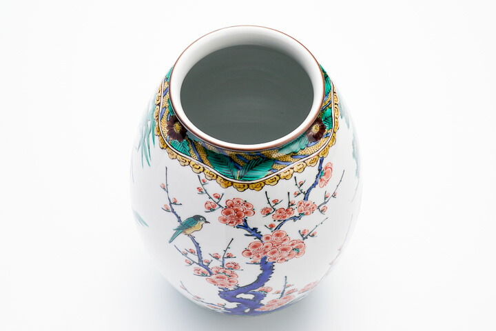 楽天市場】九谷焼 飾壺 松竹梅 / 三ツ井為吉 桐箱入り 花瓶 花器 贈答