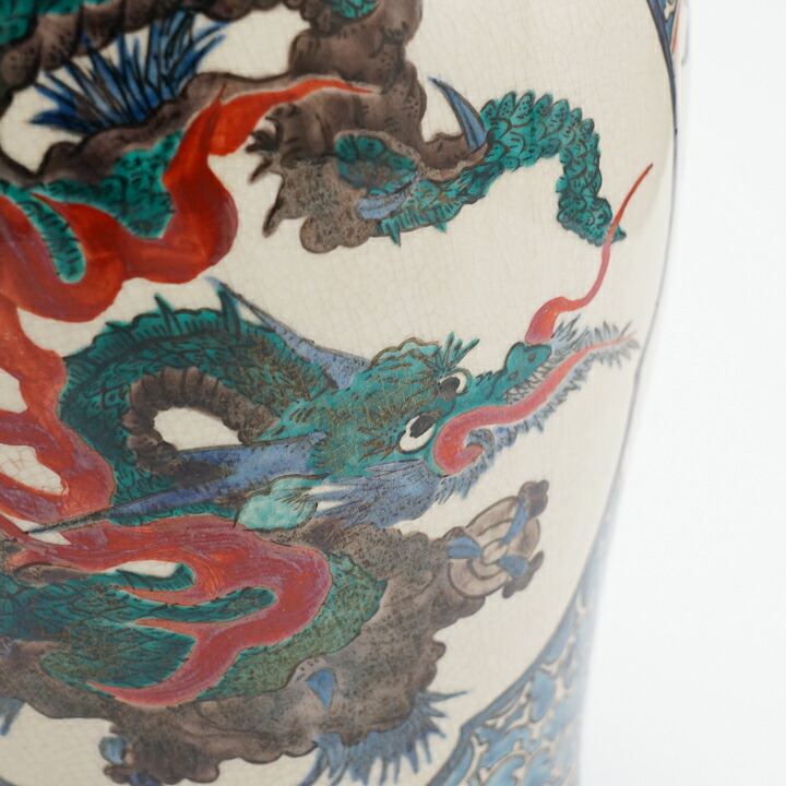 楽天市場】九谷焼 古九谷風唐子龍壺＜花瓶 花器 人気 ギフト 贈り物