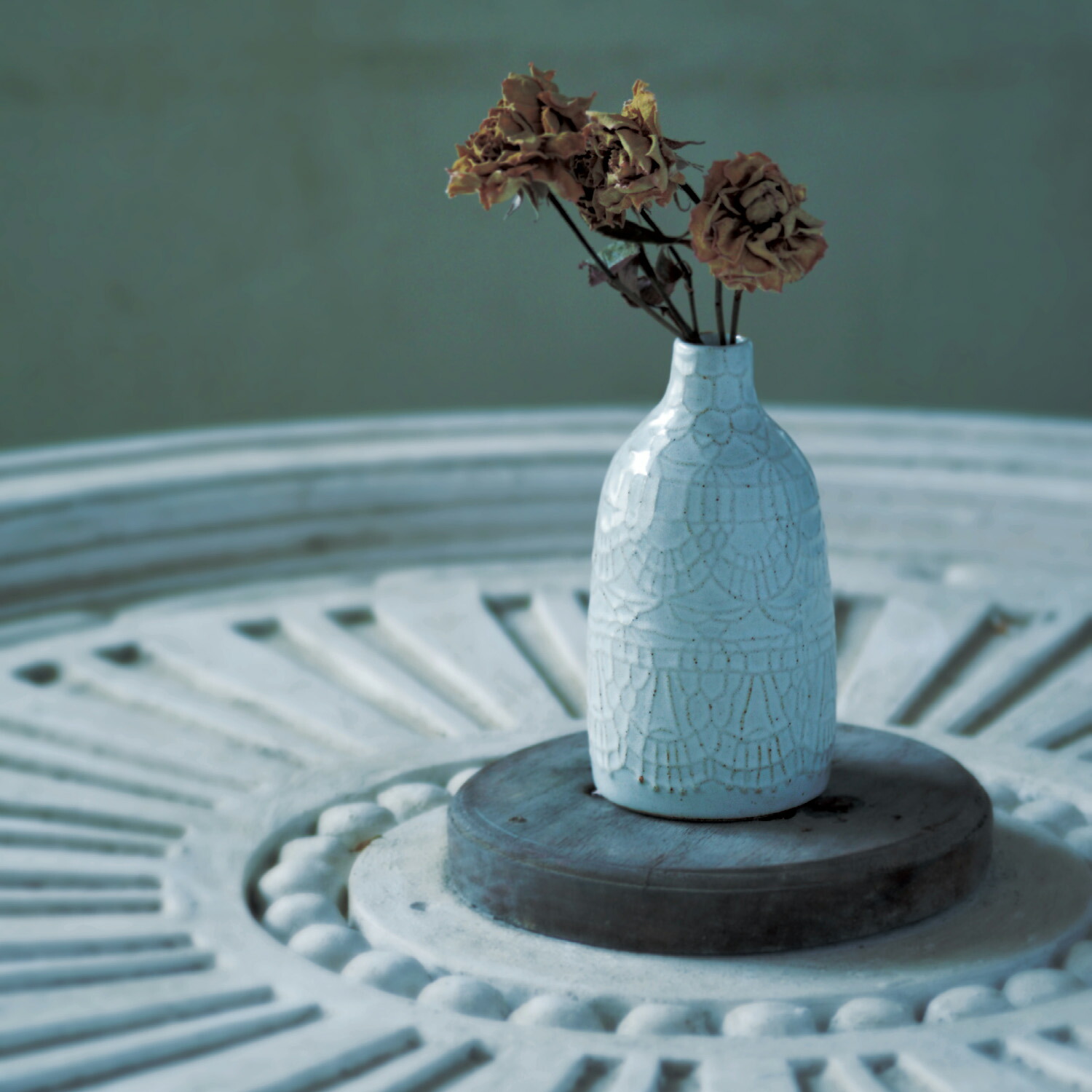 楽天市場】波佐見焼 Doily vase-S 花瓶 ドイリー フラワーベース