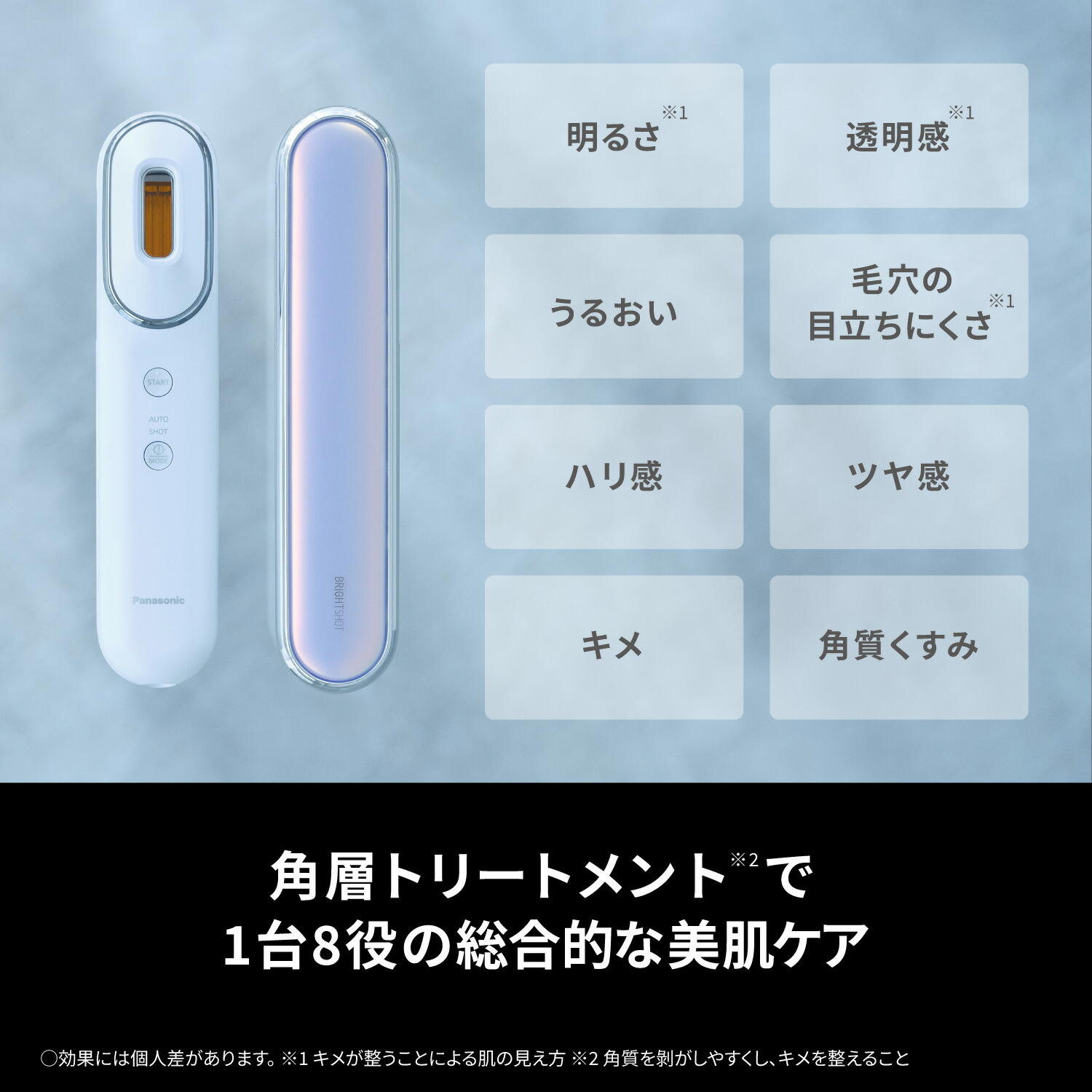 楽天市場】パナソニック 光美顔器 フォト ブライトショット EH-SL85-W