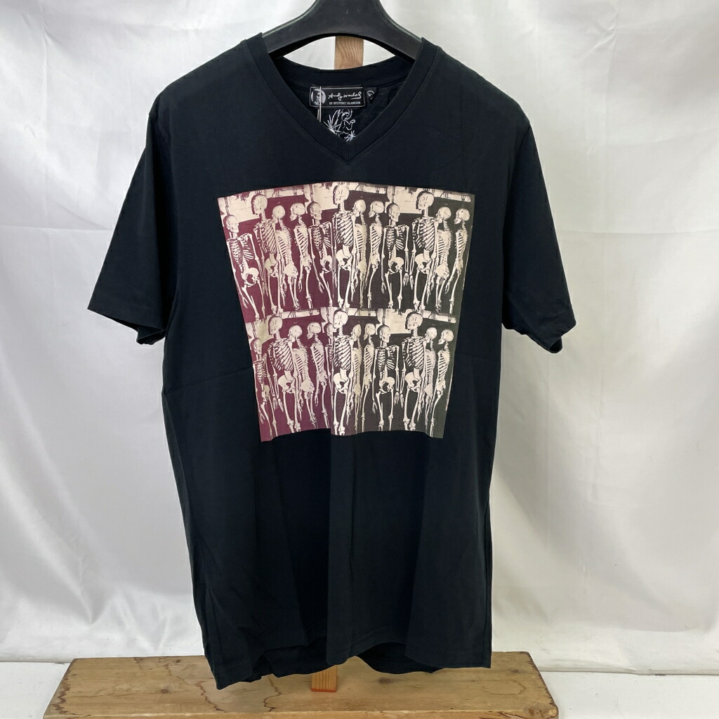 ヒステリックグラマー アンディ・ウォーホル スカル Tシャツ HYSTERIC