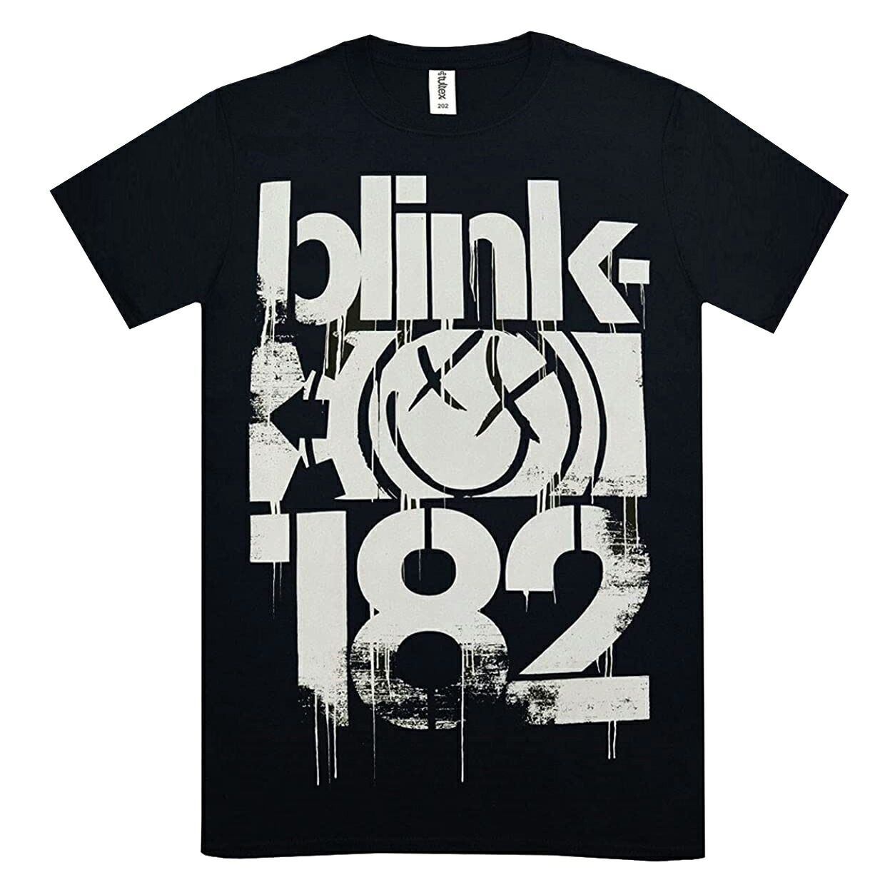 BLINK-182 プリント Tシャツ ネイビー Blink182 Tシャツ ネイビー